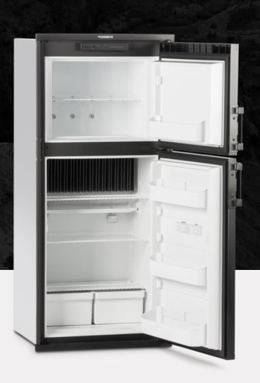 Dometic Refrigerator, Dual Compartment 2 Door Refrigerator With Freezer, 6 Cubic ft, 110 V AC - DM2672RBF1