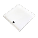 Specialty Recreation Shower Pan, 24 in x 24 in x 2.46 in, White - SP2424W