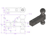 GEN-Y Hitch Adjustable Ball Mounts GH-051 product image 2