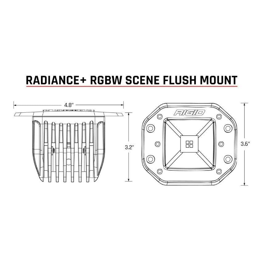 RIGID Industries Auxiliary Light 682153 product image 3