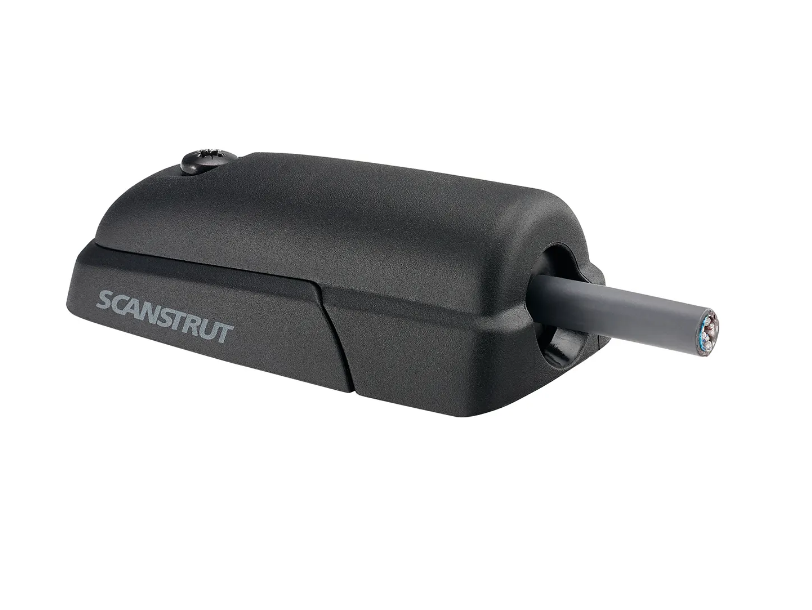 Scanstrut Cable Gland, Black, IP68 Waterproof, With 316 Stainless Steel Fixings/Split Bungs/Waterproof 3M Gasket - DS-HSL-01-BLK