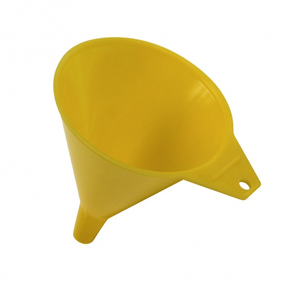 WirthCo Funnel, 3-1/2 in Top Inside Diameter x 4-1/4 in Height, 5/16 in Spout Inside Diameter x 1-1/8 in Spout Length, 8 oz Capacity - 32833