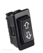 RV Designer Slide Out Switch, 5 Pin Terminal, 1.52 in x 0.73 in Cutout Size, 20 amp (Continuous) - S125