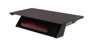 Acari Fleet Solutions Warning Light Mount, LP Series, Powder Coated Satin Black, Aluminum - RTM-101-LP-FORD-M