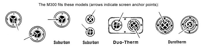 JCJ Enterprises Bug Screen - RV Appliance, 2-3/4 in Diameter x 1-1/4 in Height, Stainless Steel, Set of 2 - M-300