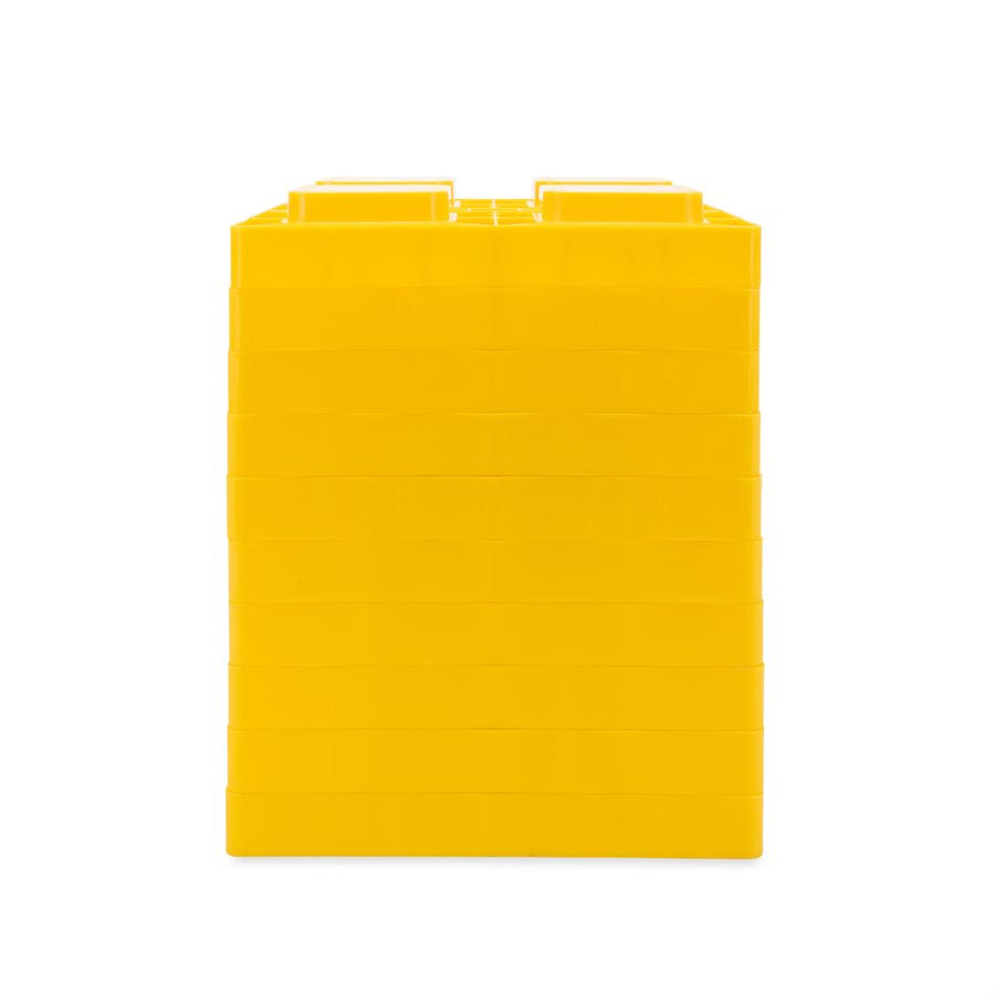 Camco Leveling Block, 8-1/4 in Length x 8-1/4 in x 1 Height, 4000 lb Capacity, Set Of 10 - 44505