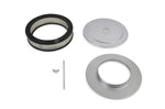 Mr. Gasket Air Cleaner Assembly, Fits 2/3/4 Barrel Carburetors, 5-1/8 in Flange, 9 in Diameter X 2 in Height - 1487
