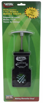 Valterra Sewer Waste Valve, 1-1/2 in Waste Valve - T1001VPM