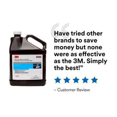 3M Rubbing Compound, 1 gal Bottle - 05955