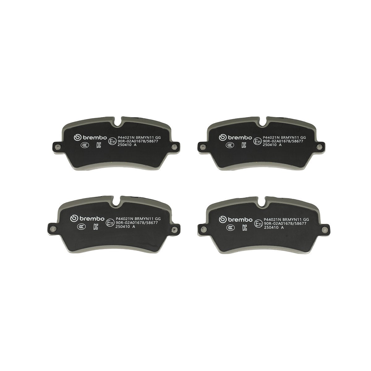 Brembo Brake Pad, FMSI Number D1692-8919, Ceramic, Set Of 4 - P44021N