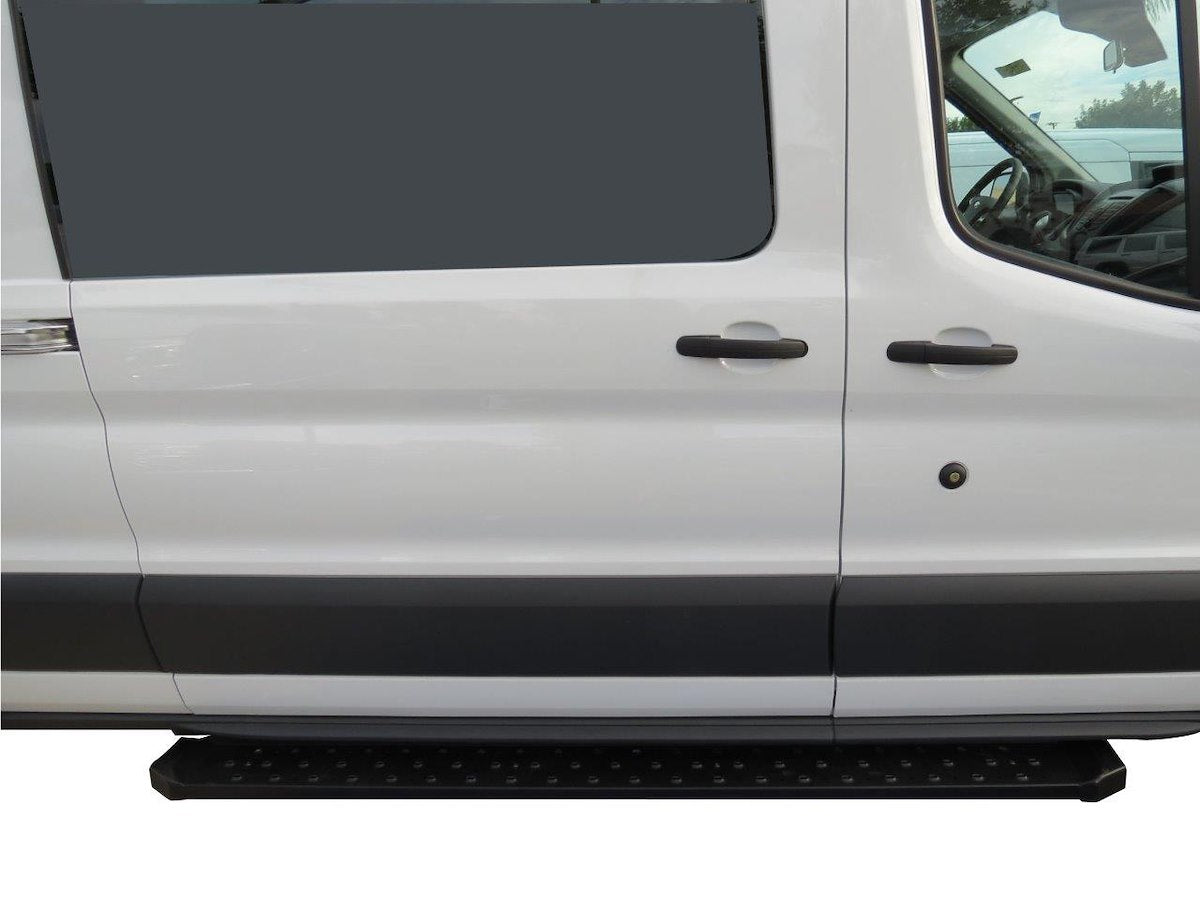 TrailFX Running Board, Black, Steel, 32 in Driver/96 in Passenger Lengths - RBV09B