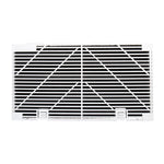 Camco Air Conditioner Ceiling Assembly Grille, 14-1/8 in Length x 7-11/16 in Width, White, With 1 Grille And 1 Filter - 40409