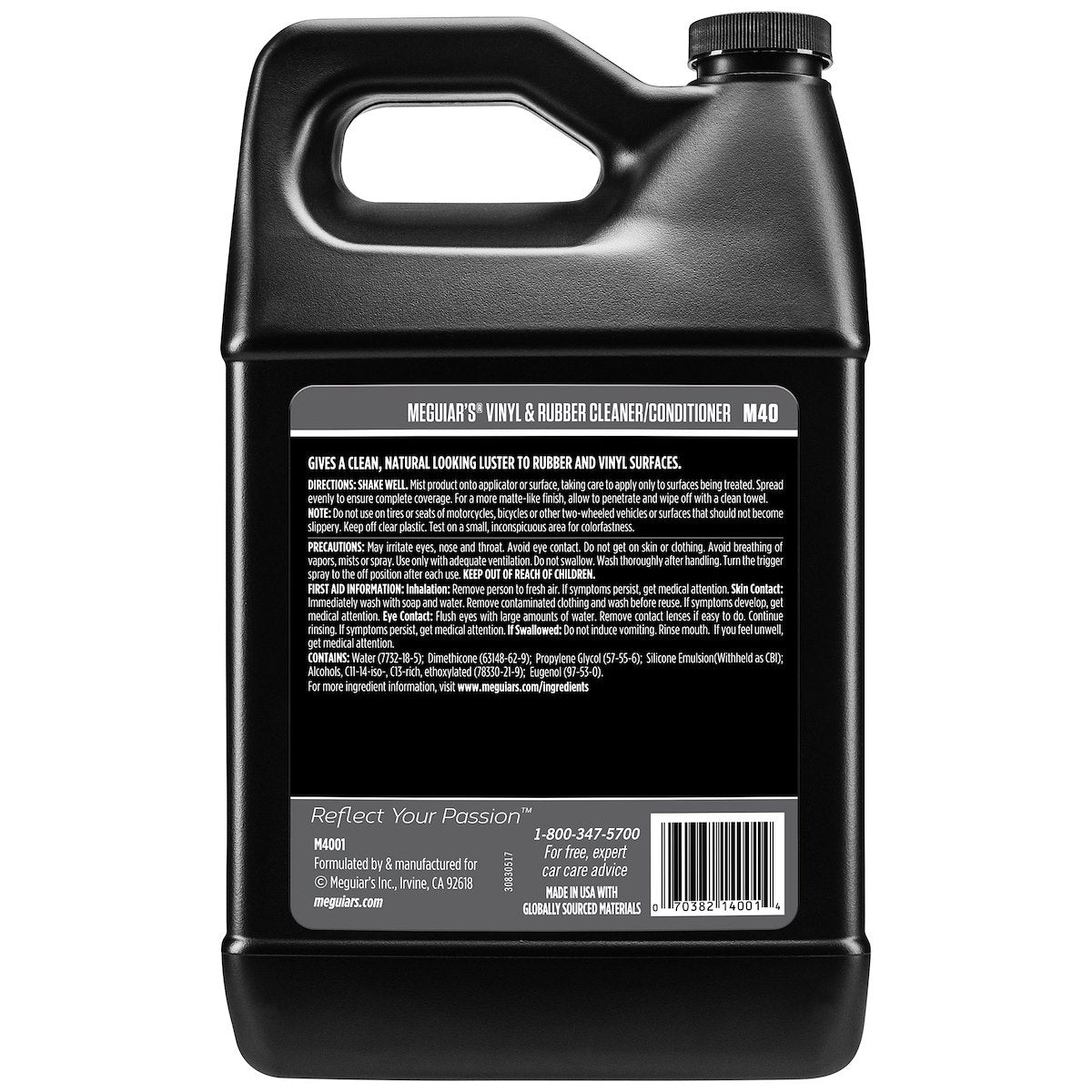 Meguiars Vinyl Protectant, 1 gal Jug - M4001
