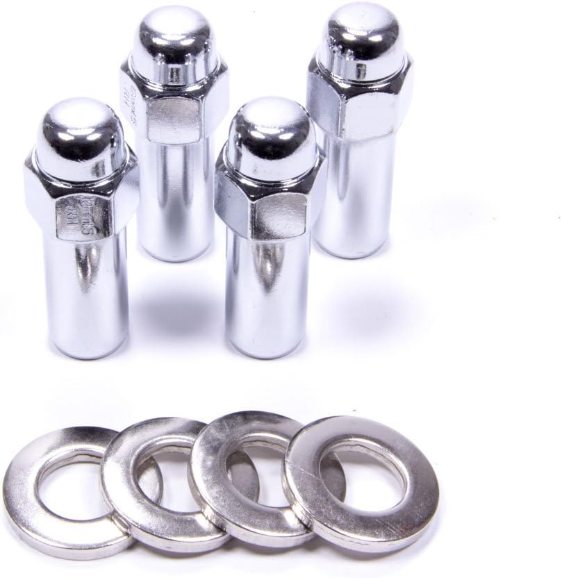 Gorilla Lug Nut, 1/2 in x 20 Thread Size, 1.38 in Mag Shank, 2.3 in Overall Length, Pack of 4 - 84187B