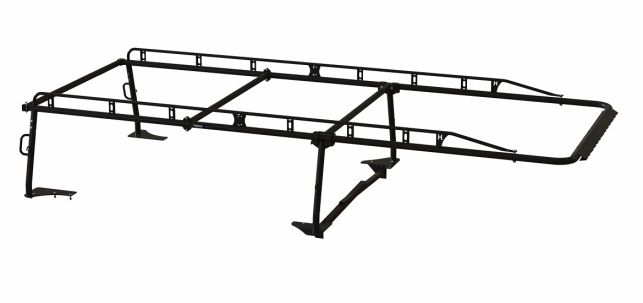 Holman Ladder Rack, 1700 lb Capacity, 24 in Height, Powder Coated Black - 2FCS8R