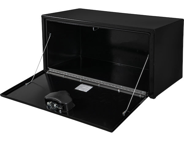 Buyers Products Tool Box, 1 Recessed Drop Door, Black, Steel - 1702105