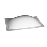 Specialty Recreation Skylight, 5 in High Bubble Type Dome, For 22 in Length x 14 in Width Opening, 25-1/2 in Length x 17-1/2 in Width Flange - SL1422W
