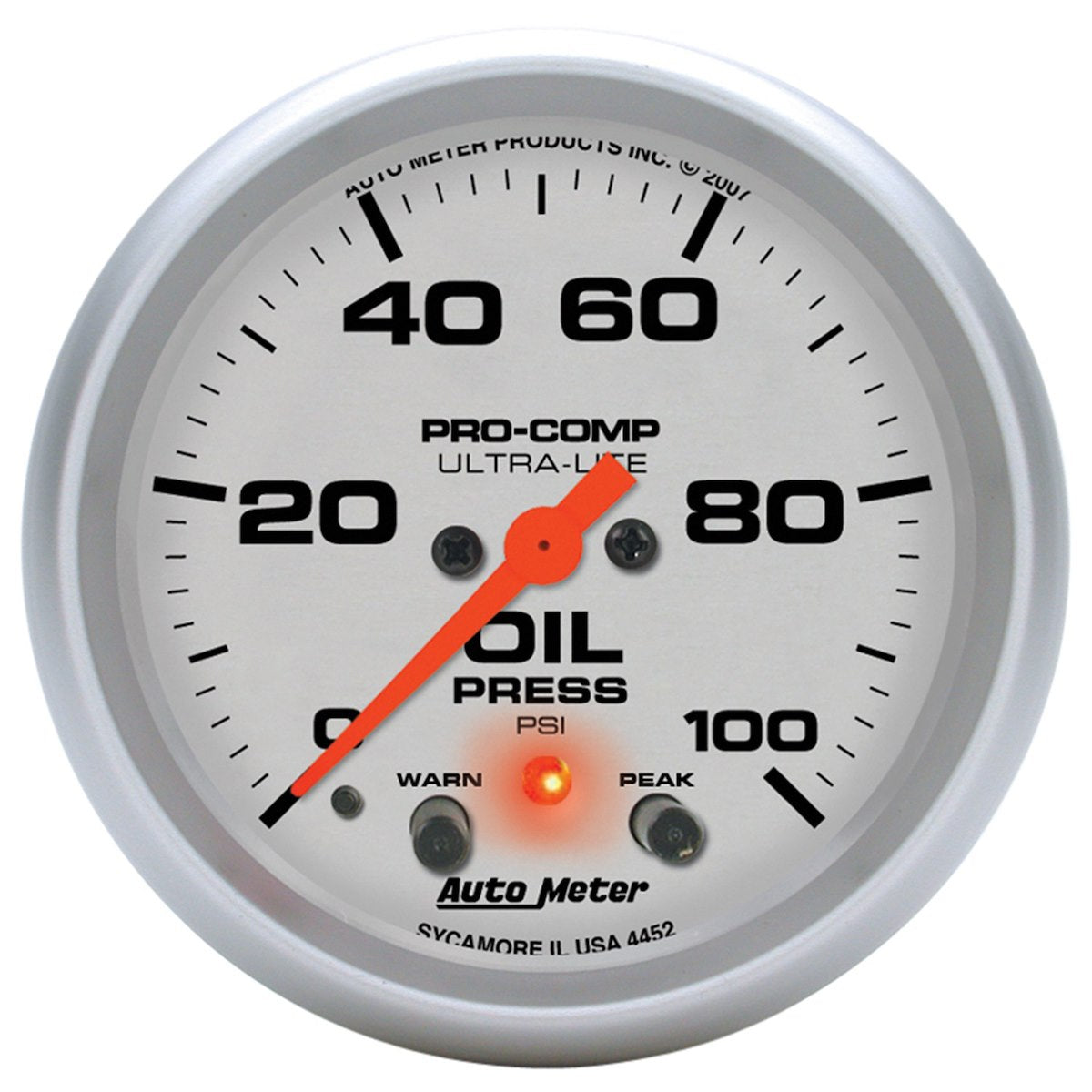 AutoMeter Engine Oil Pressure Gauge 4453 product image 1