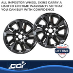 Coast2Coast Wheel Skins & Styled Wheel Covers IWCIMP455BLK product image 3
