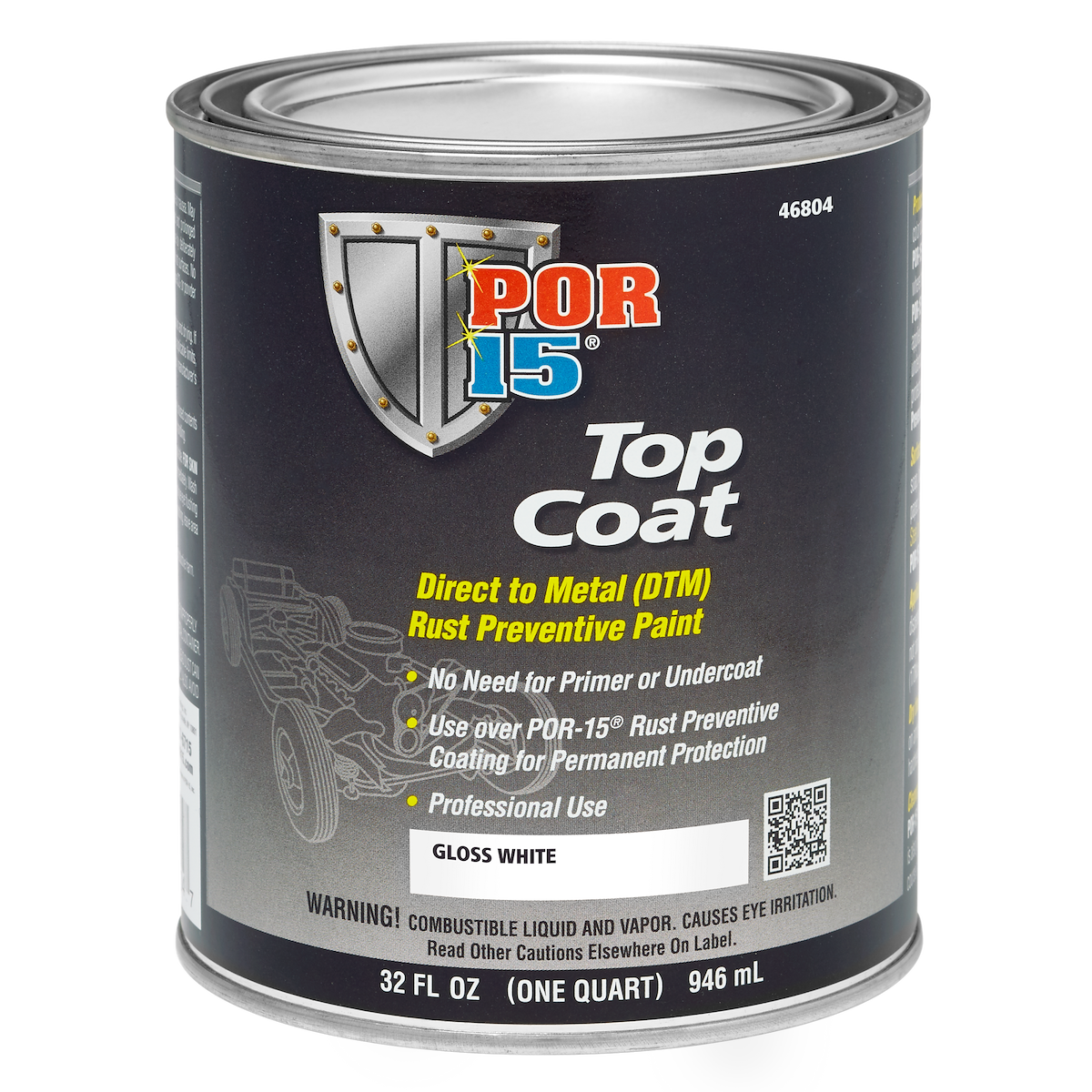 Por 15 Paint, Gloss White, 1 qt - 46804