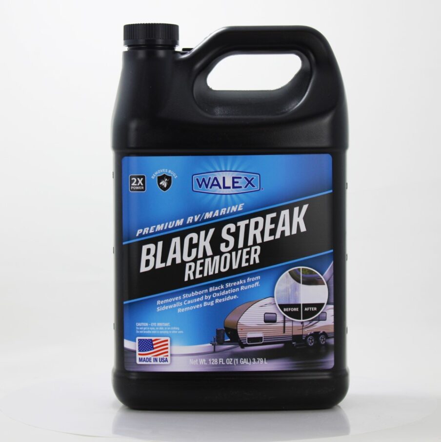 Walex Black Streak Remover, Use To Remove Black Streaks/Bugs From Sidewalls, 1 gal Jug - WALBS1G