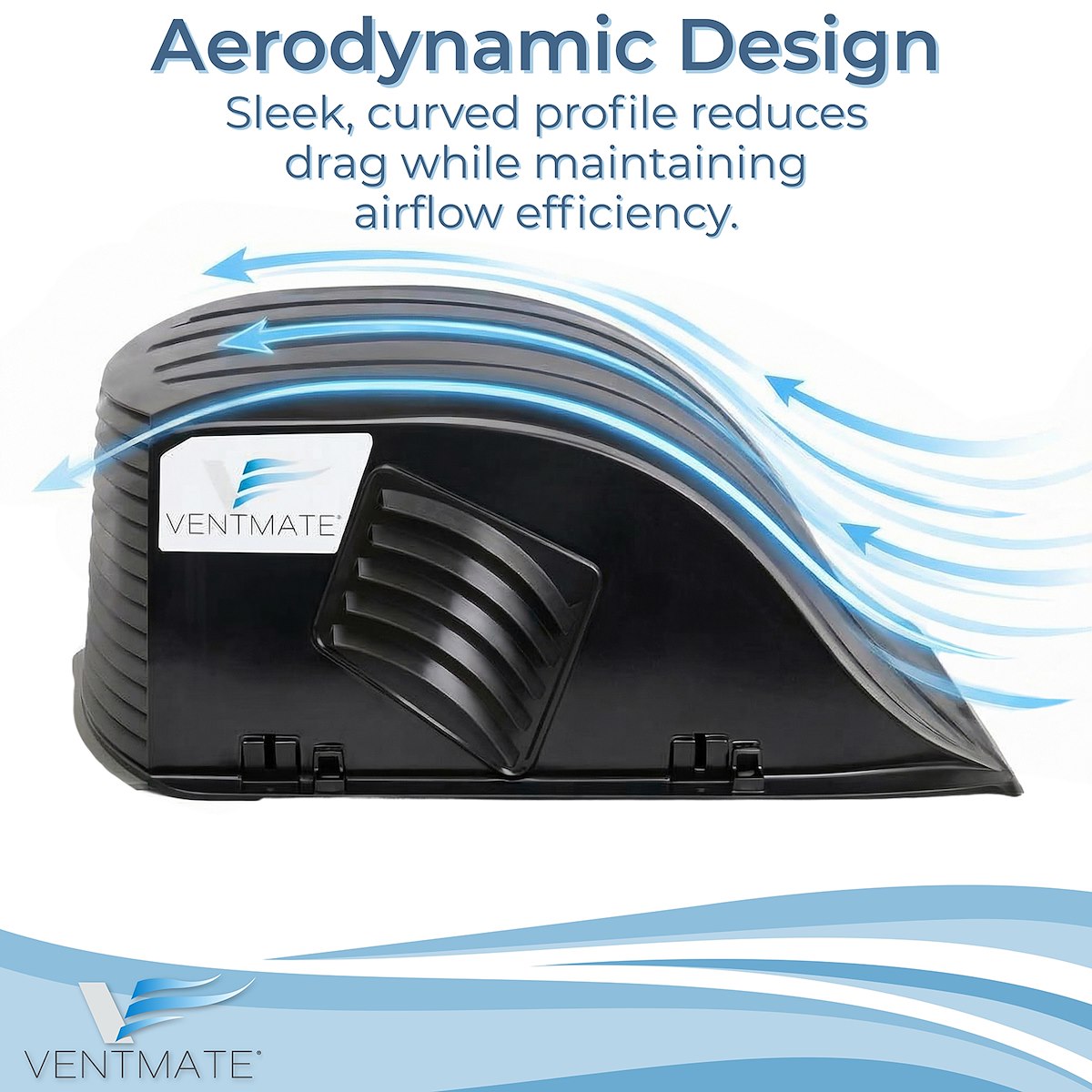 Ventmate Roof Vent Cover, MAKO Series, For 14 in x 14 in MAKO Series Vents, Black - 67316
