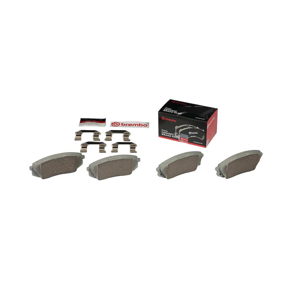Brembo Brake Pad, FMSI Number D1295-8614, Ceramic, Set Of 4 - P30056N