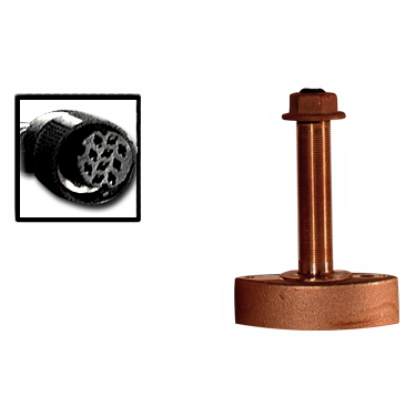 Furuno Transducer, 10-Pin, 1200 Ft Maximum Depth, 50/200 kHz Operating Frequency - 525T-BSD