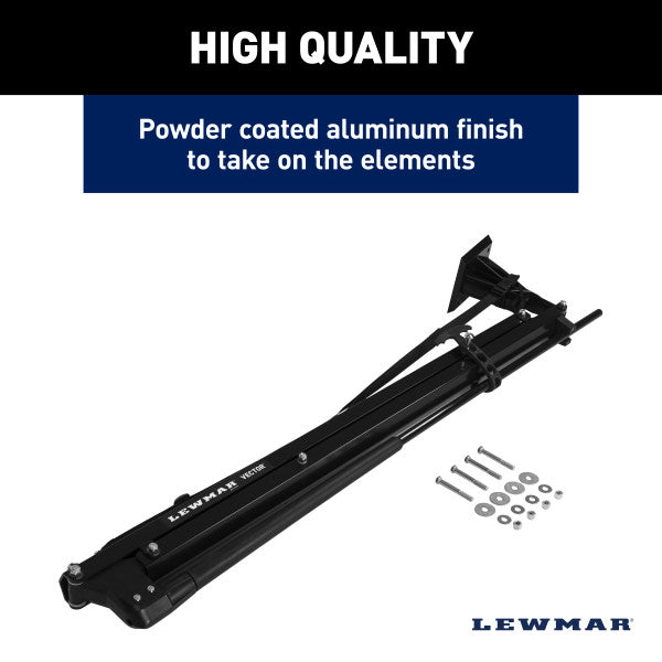 Lewmar Anchor, 3000 lb Holding Strength, Holds Up To 22 ft Length Boat, 12-1/2 in Length x 6-1/4 in Width x 54 in Height - 2024008743