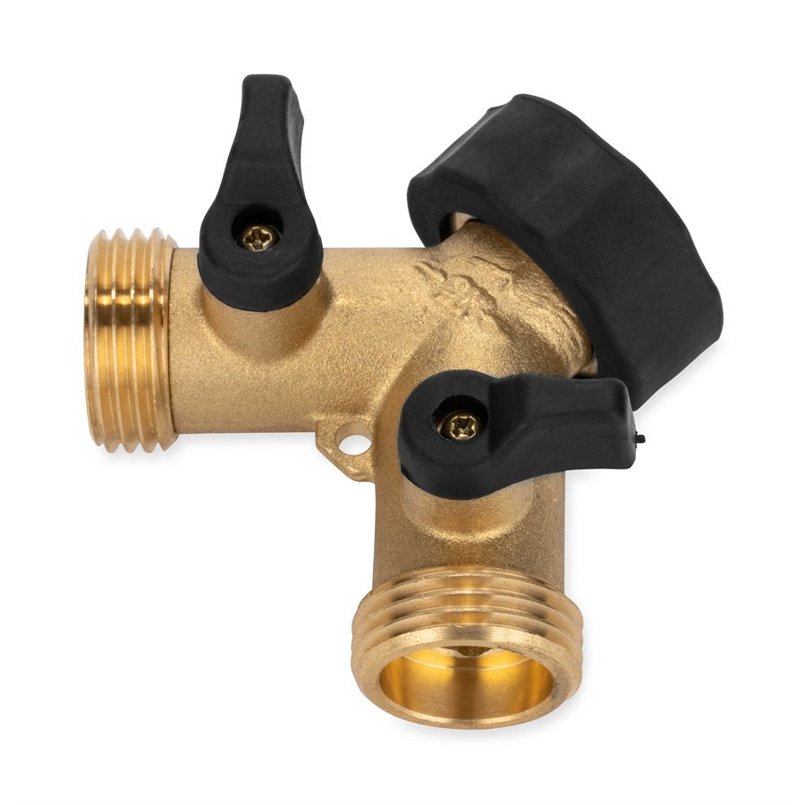Camco Fresh Water Fill Hose Shut Off Valve, Brass, Complies With CA and VT Regulations For Brass Content - 20123