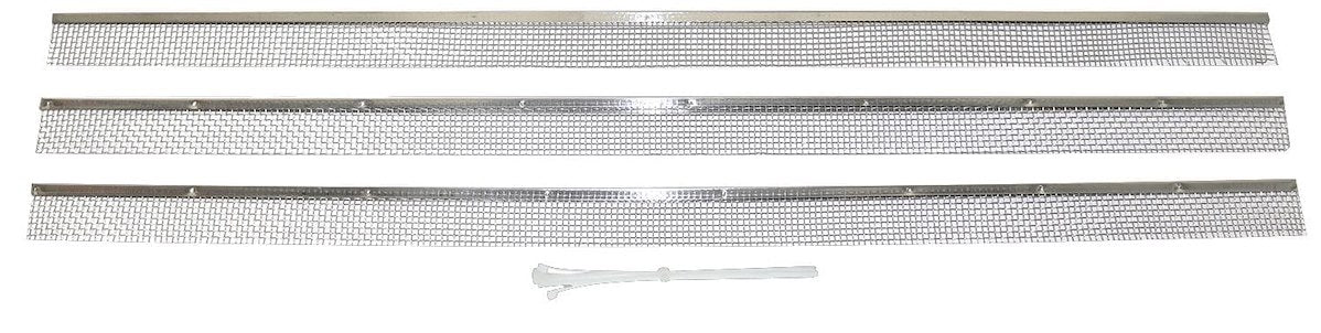 Valterra Bug Screen - RV Appliance, 27.5 in Length x 1.3 in Width, Stainless Steel, Package Of 3, Set of 3 - A10-1312VP