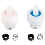 Dura Faucet Faucet Stem And Bonnet, 1/4 Turn Washerless Valve Compression, With 2 Seat/2 Spring Assembly/Bonnet Nuts - DF-RK200