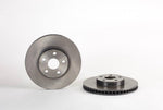 Brembo Brake Rotor, Vented Cross Drilled, Wheel Bolt Pattern 5 x 100 Millimeter, 129 Millimeter Hat Inside Diameter - 09955921C02