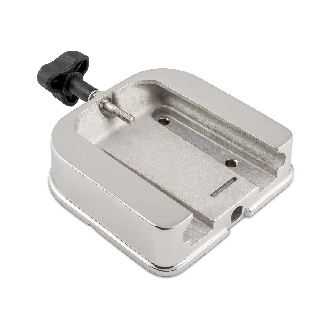 Cannon Downrigger Mount, 316-Grade Stainless Steel Construction, 5-1/4 in Length x 5-1/4 in Width Dimension - 1904045