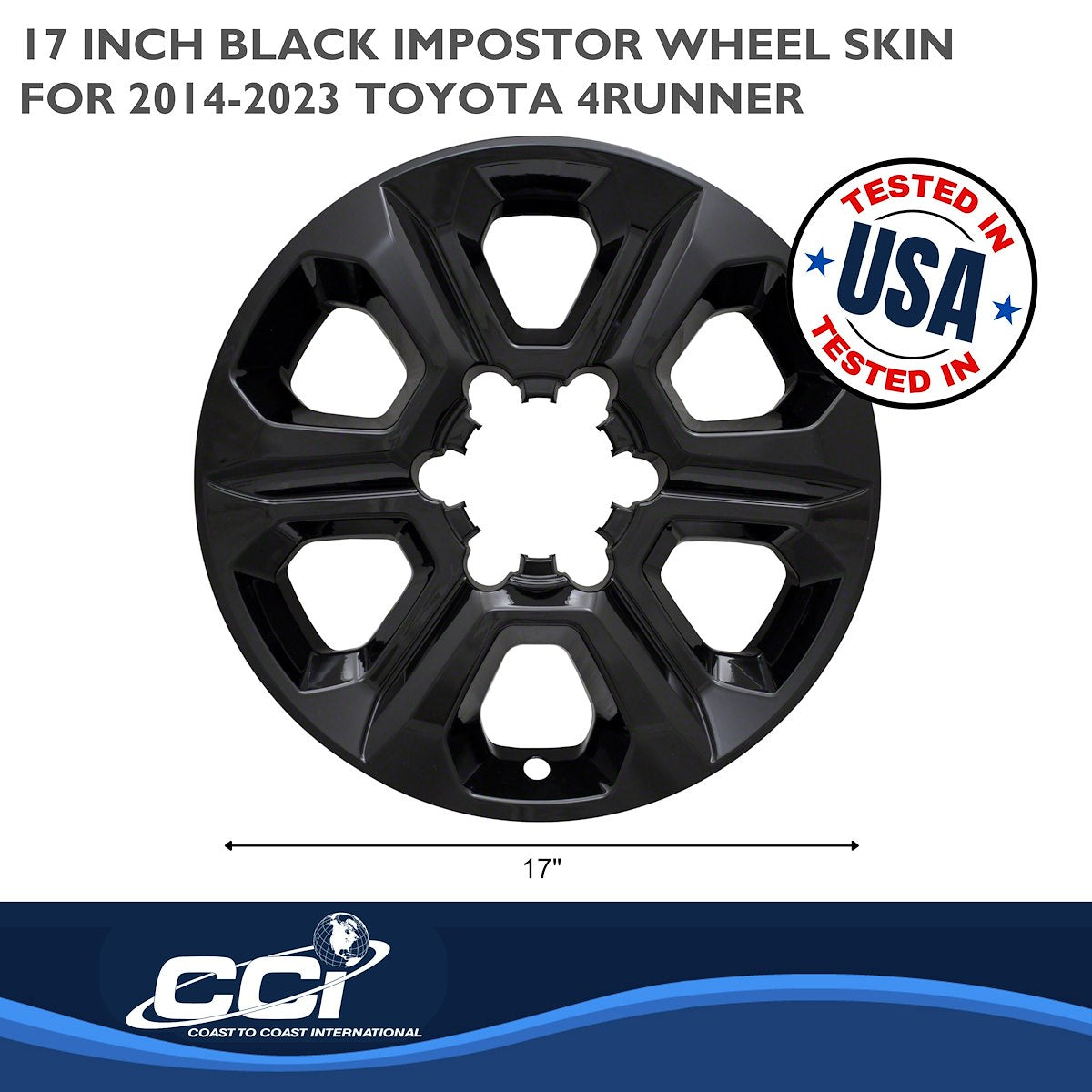Coast2Coast Wheel Skins & Styled Wheel Covers IWCIMP413BLKN product image 3