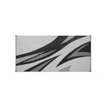 Faulkner Patio Mat, 16 ft Length x 8 ft Width, Black - 46258
