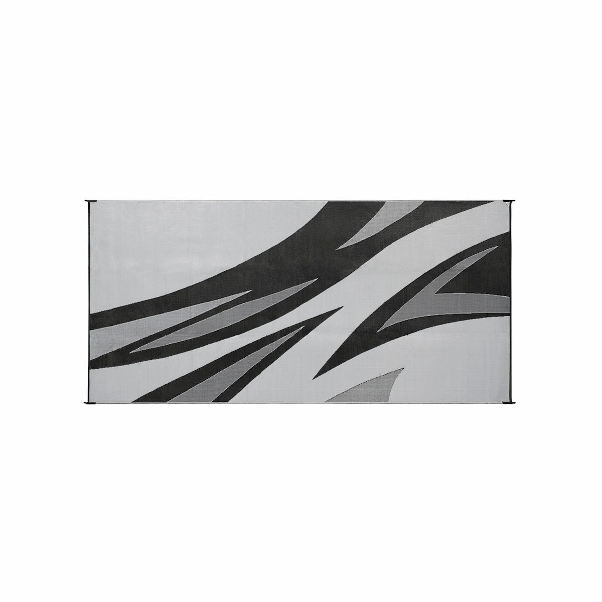 Faulkner Patio Mat, 16 ft Length x 8 ft Width, Black - 46258