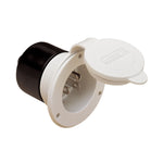 Marinco Power Inlet Port, 15 amp, 125 V AC, 2.5 in Diameter x 2.67 in Depth - 150BBIW.RV