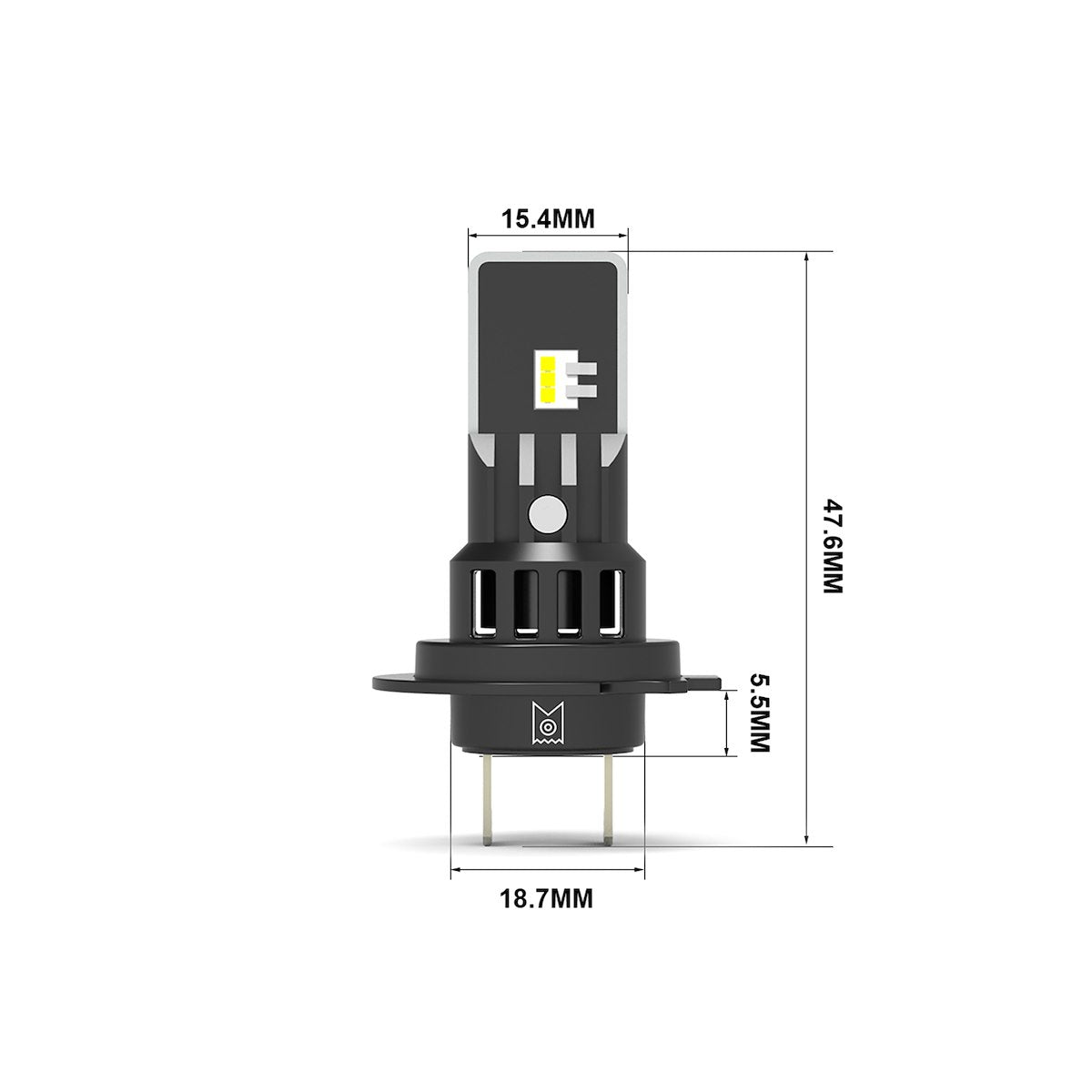 ARC Lighting Headlight Bulb, Tiny Monster Concept Series, H7, LED Bulb, Set Of 2 - 21071