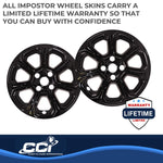Coast2Coast Wheel Skins & Styled Wheel Covers IWCIMP456BLK product image 3