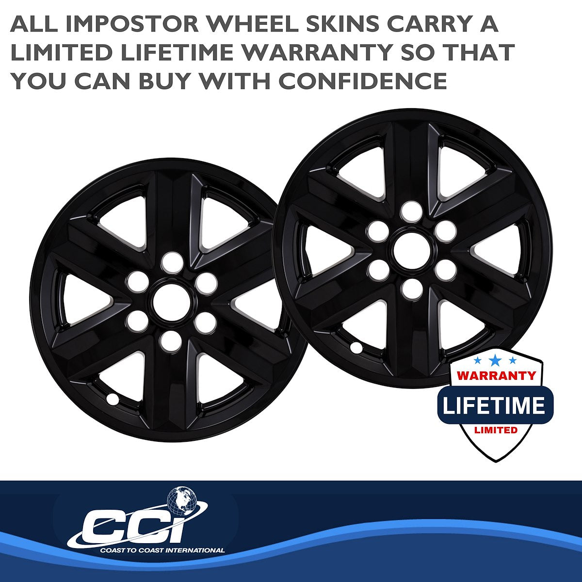 Coast2Coast Wheel Skins & Styled Wheel Covers IMP477BLK product image 4