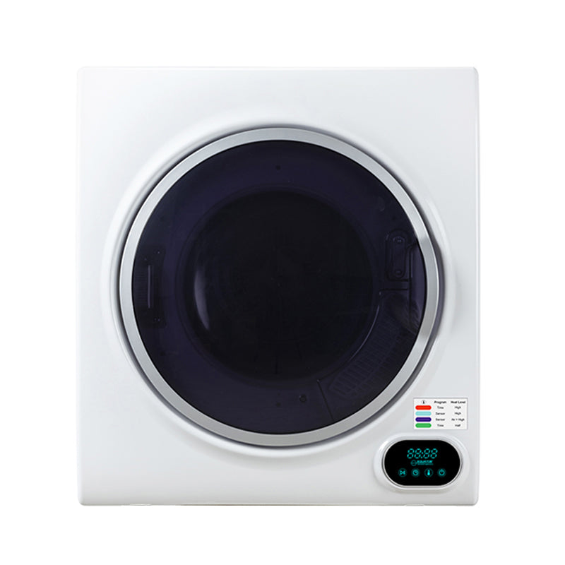 Pinnacle Appliances Clothes Dryer, 24 in Width x 28 in Height x 22 in Depth, White, Stainless Steel Drum - 21-852W