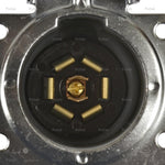 Pollak Trailer Wiring Connector, 7-Way Round Socket - 12-703