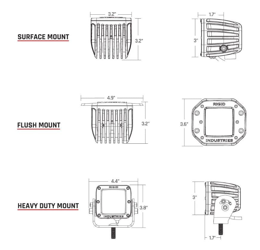 Rigid Industries Auxiliary & Work Lighting 512313 product image 3