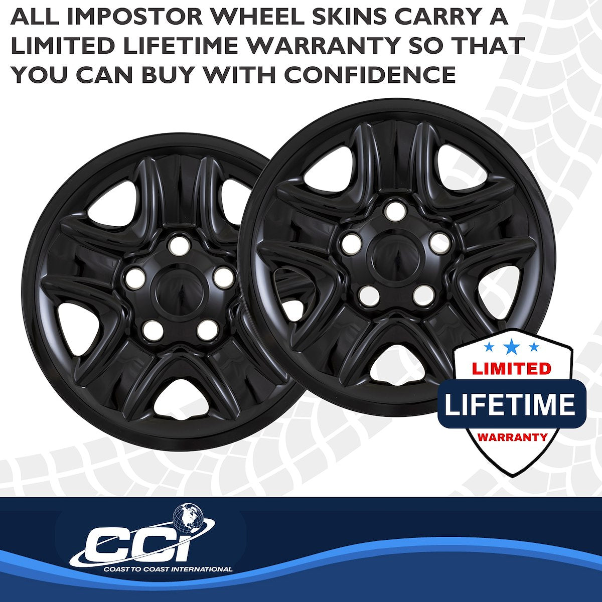 Coast2Coast Wheel Skins & Styled Wheel Covers IMP77BLKN product image 4
