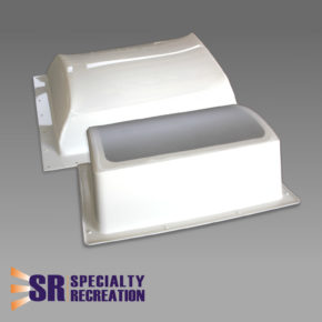 Specialty Recreation Skylight, 6 in Height Dome, For 22 in Length x 14 in Width Opening, 25-3/4 in Length x 17-3/4 in Width Flange - K1422WT