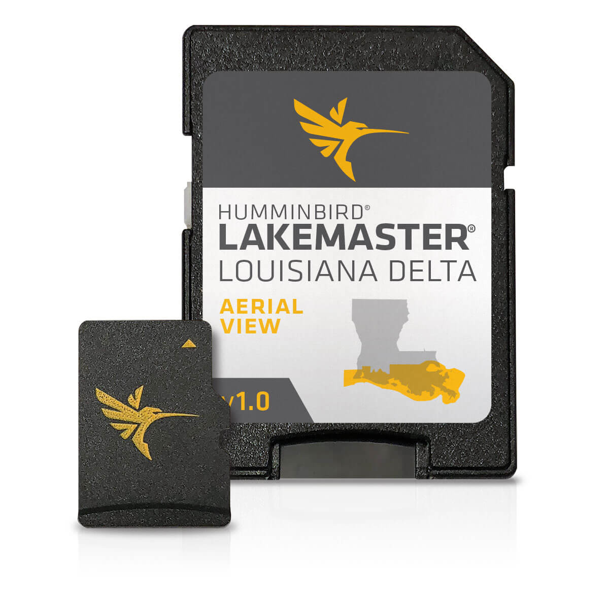 Humminbird Marine Cartography, Detailed Coverage Of Louisiana Delta, Louisiana Delta Version 1 - 600050-1