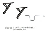 BAL RV Trailer Stabilizer Jack Stand, 4000 lb Static Load Capacity, 25 in, Set Of 2 - 23225