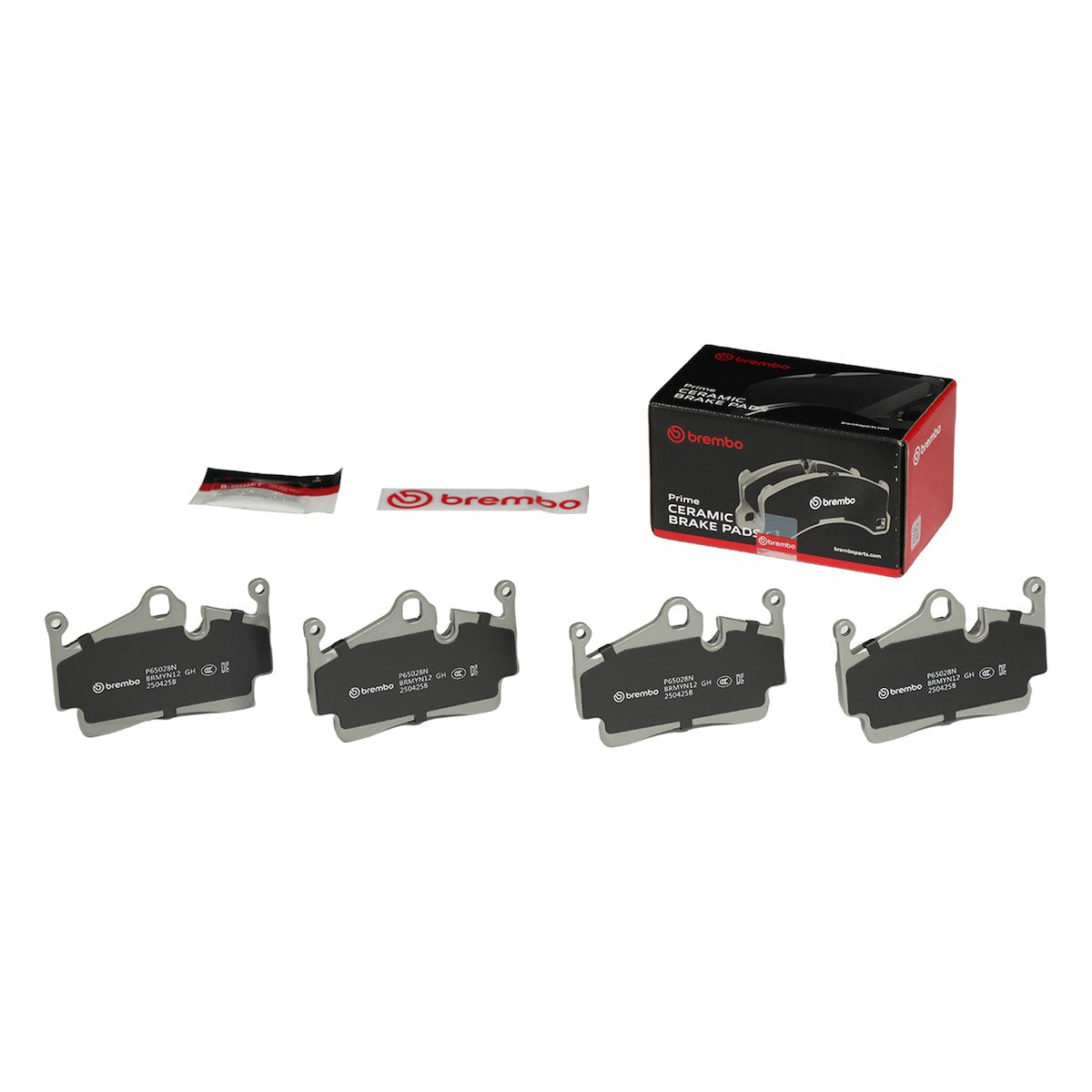 Brembo Brake Pad, FMSI Number D1134-8245, Ceramic, Set Of 4 - P65028N