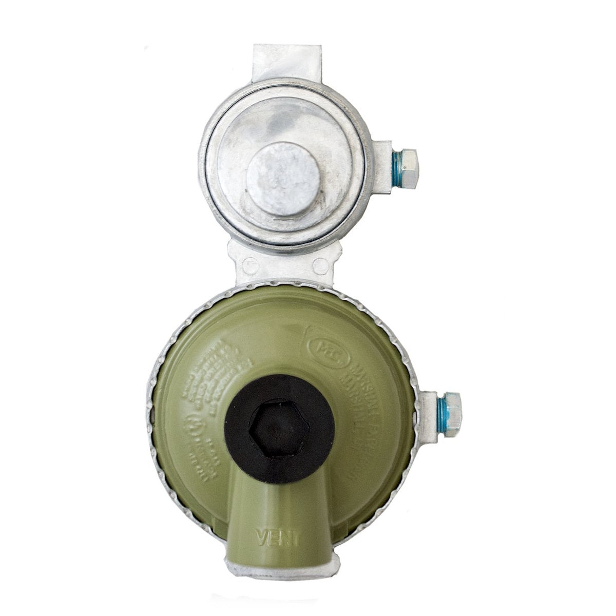 Marshall Excelsior Propane Regulator, 1/4 in FNPT Inlet x 3/8 in FNPT Outlet, 225000 BTU - MEGR-291HP